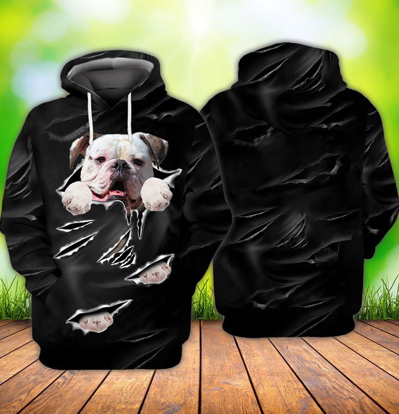 Cracks American Bulldog Hoodie