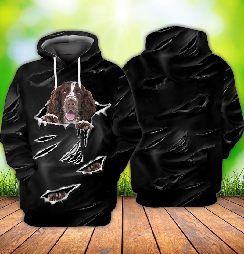 Cracks English Springer Spaniel Hoodie