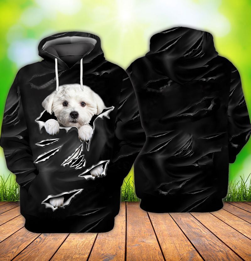 Cracks Maltese Hoodie