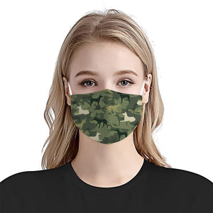 Cute Great Dane Camo EZ07 1604 Face Mask