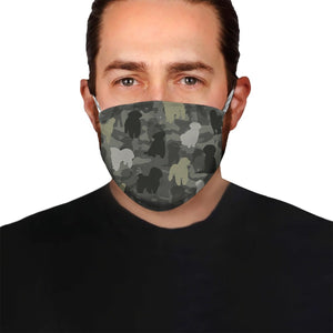Cute Maltese Camo EZ07 1604 Face Mask
