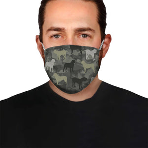 Cute Mastiff Camo EZ07 1604 Face Mask