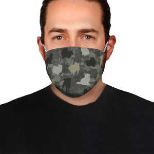 Cute Pomeranian Camo EZ07 1604 Face Mask