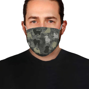 Cute Shih Tzu Camo EZ07 1604 Face Mask