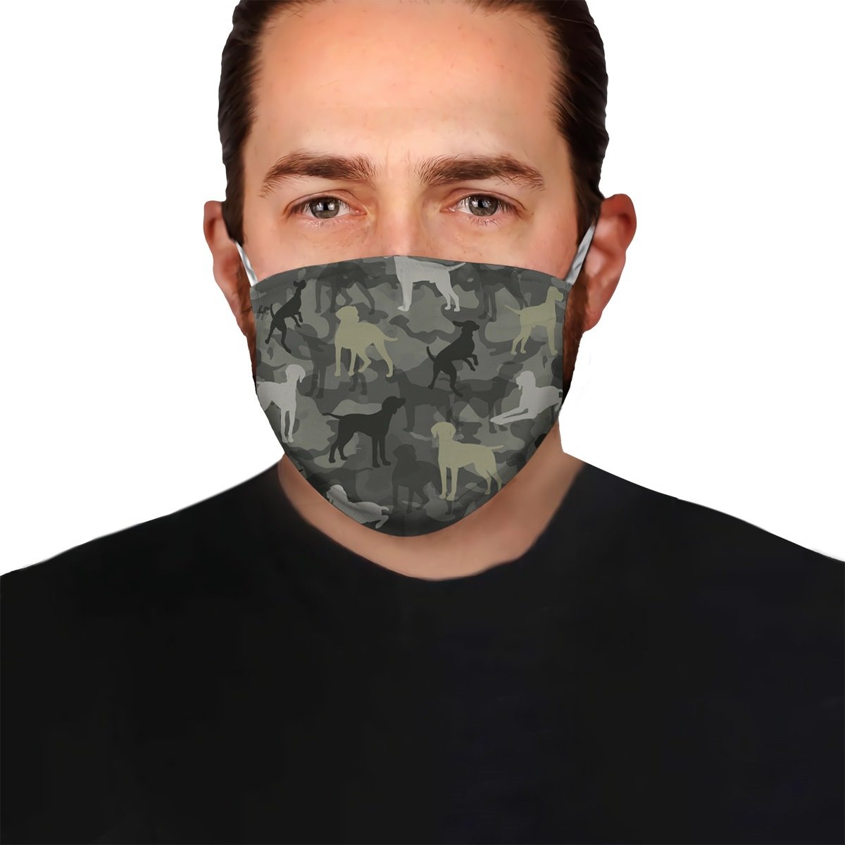 Cute Vizsla Camo EZ07 1604 Face Mask