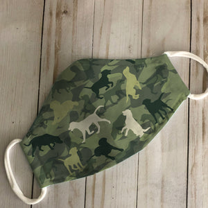 Cute Labrador Camo EZ07 1604 Face Mask