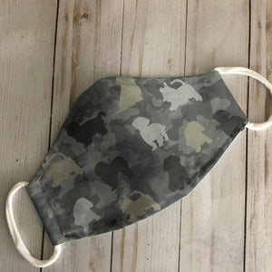 Cute Goldendoodle Camo 1304 EZ07 Face Mask