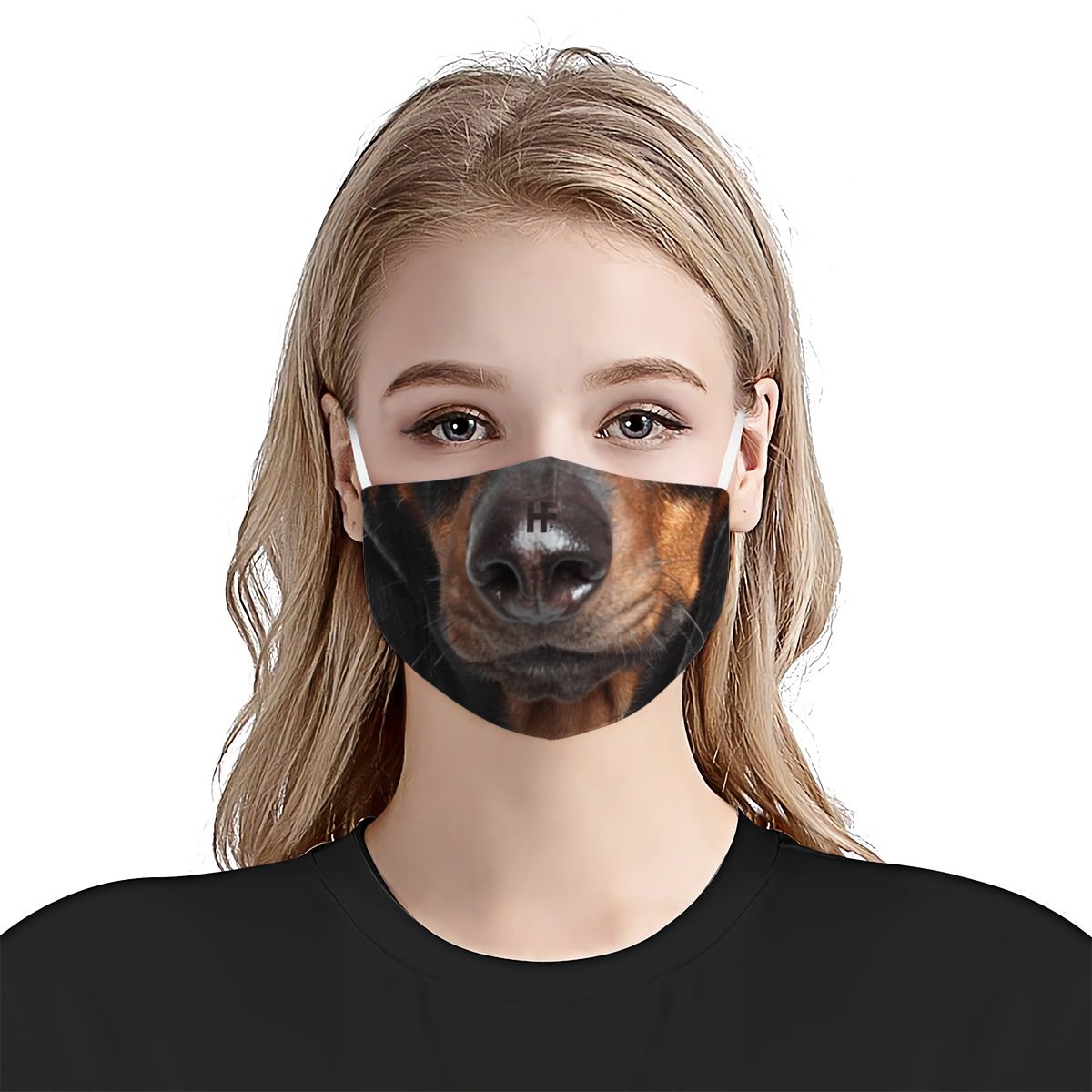Dachshund Face EZ03 1504 Face Mask