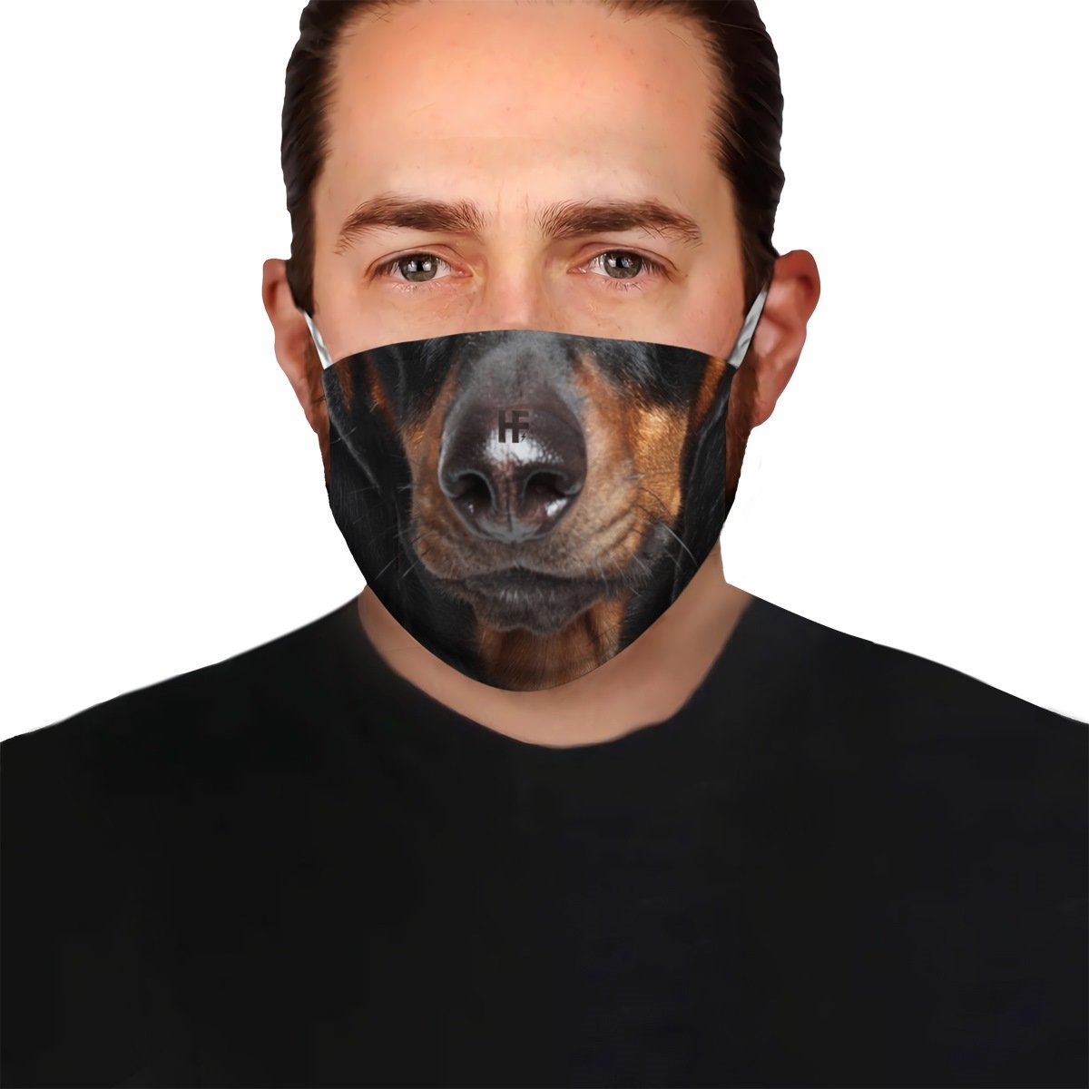Dachshund Face EZ03 1504 Face Mask