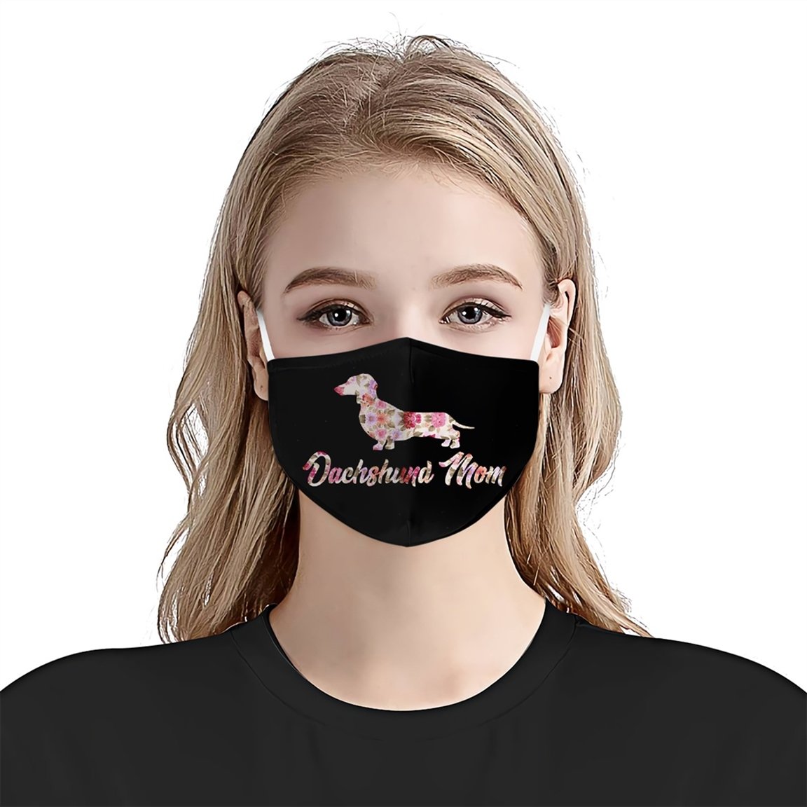 Dachshund Mom EZ16 1008 Face Mask