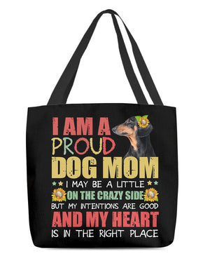 Dachshund-Right Place-Cloth Tote Bag