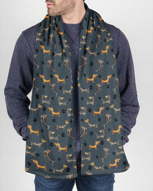 Dachshund 2-Paw Dog Scarf