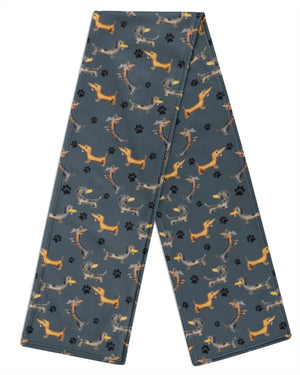 Dachshund 2-Paw Dog Scarf