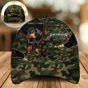 Dachshund2 Camo Cap