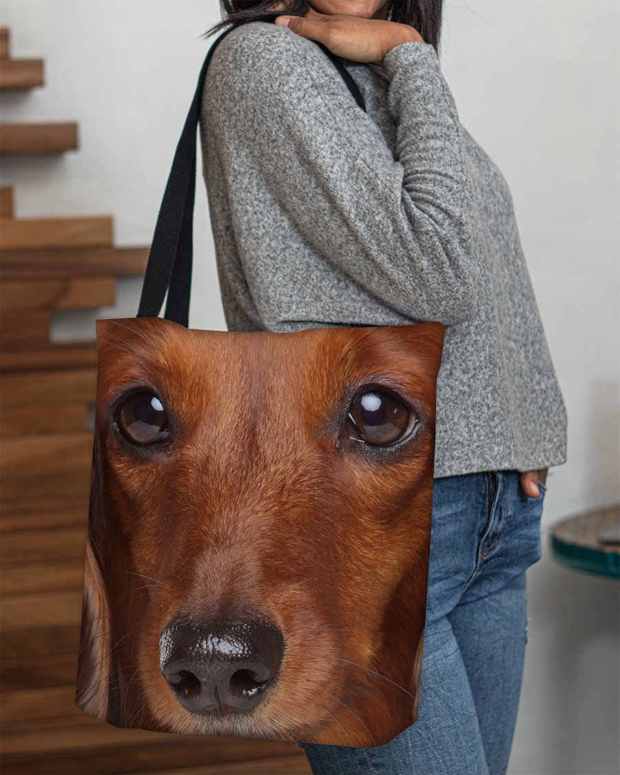 Dachshund 2 Face-Cloth Tote Bag