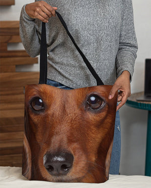 Dachshund 2 Face-Cloth Tote Bag