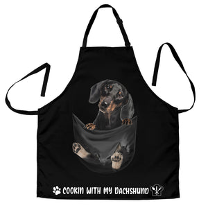 Dachshund3 Cookin' With Me Apron