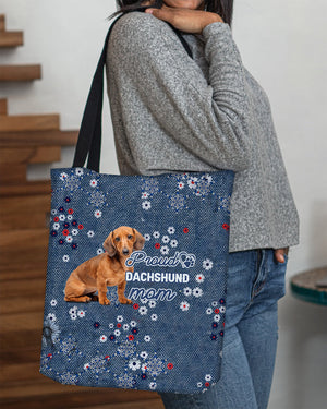 Dachshund 3 Pround Mom-Cloth Tote Bag