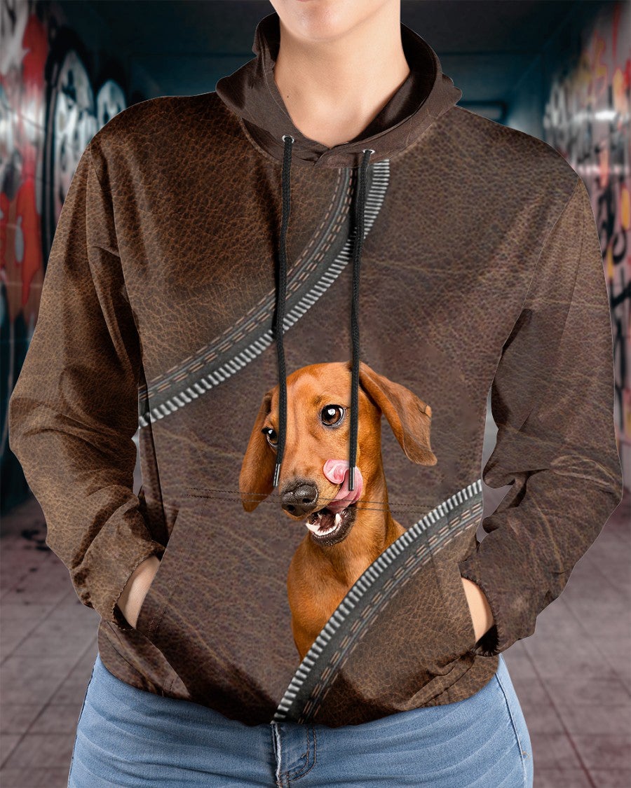 Dachshund 4-Never Walk Alone Hoodie