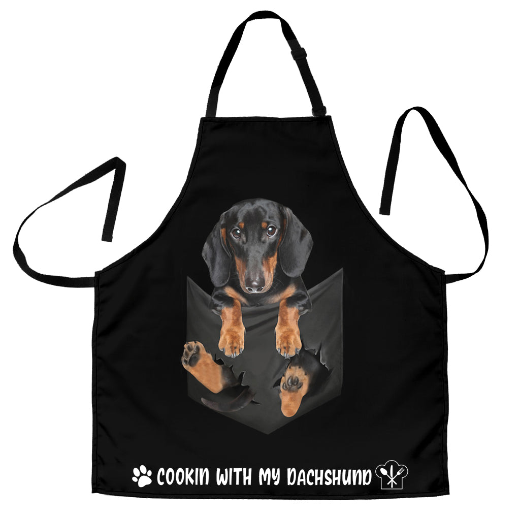Dachshund 4 Cookin' With Me Apron