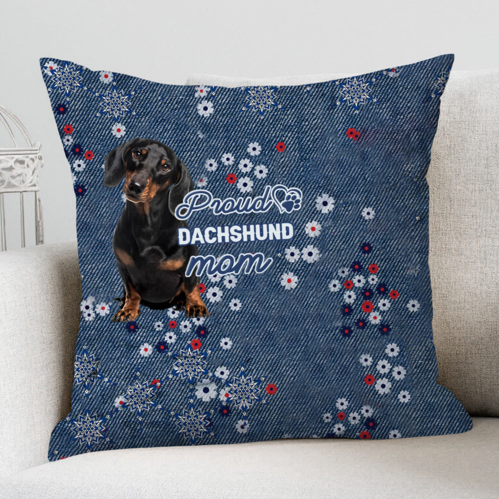 Dachshund (3) Pround Mom-Pillow Case