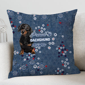 Dachshund (3) Pround Mom-Pillow Case