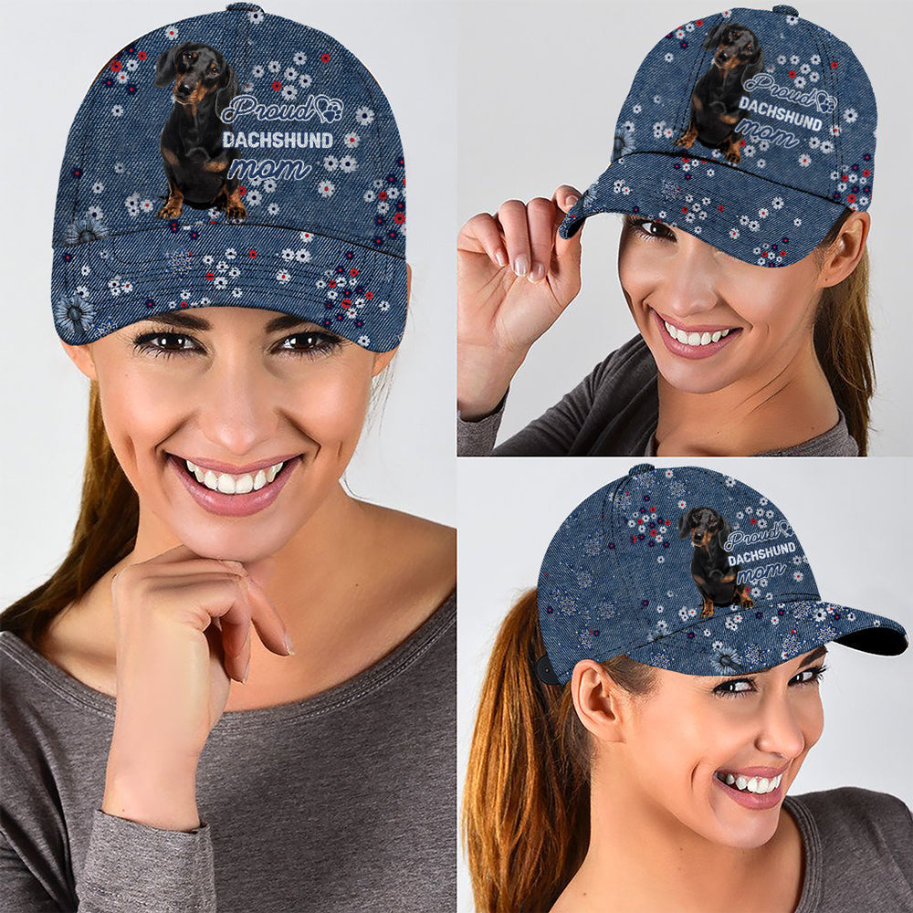 Dachshund (3)-Pround mom-Cap