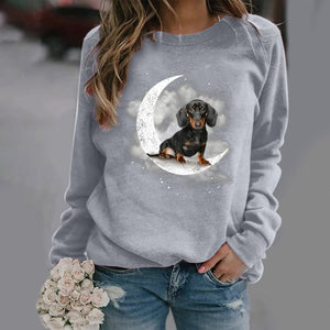 Dachshund (4) -Sit On The Moon- Premium Sweatshirt