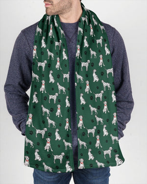 Dalmatian-Paw Dog Scarf