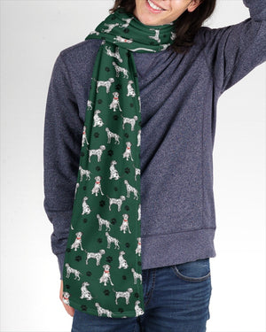 Dalmatian-Paw Dog Scarf