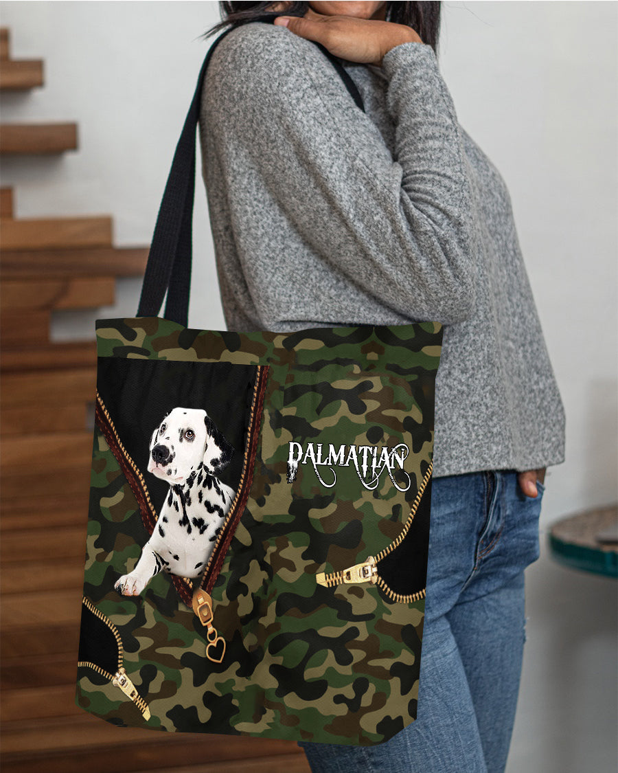 Dalmatian Camo Cloth Tote Bag