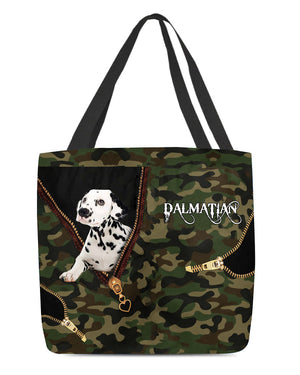 Dalmatian Camo Cloth Tote Bag