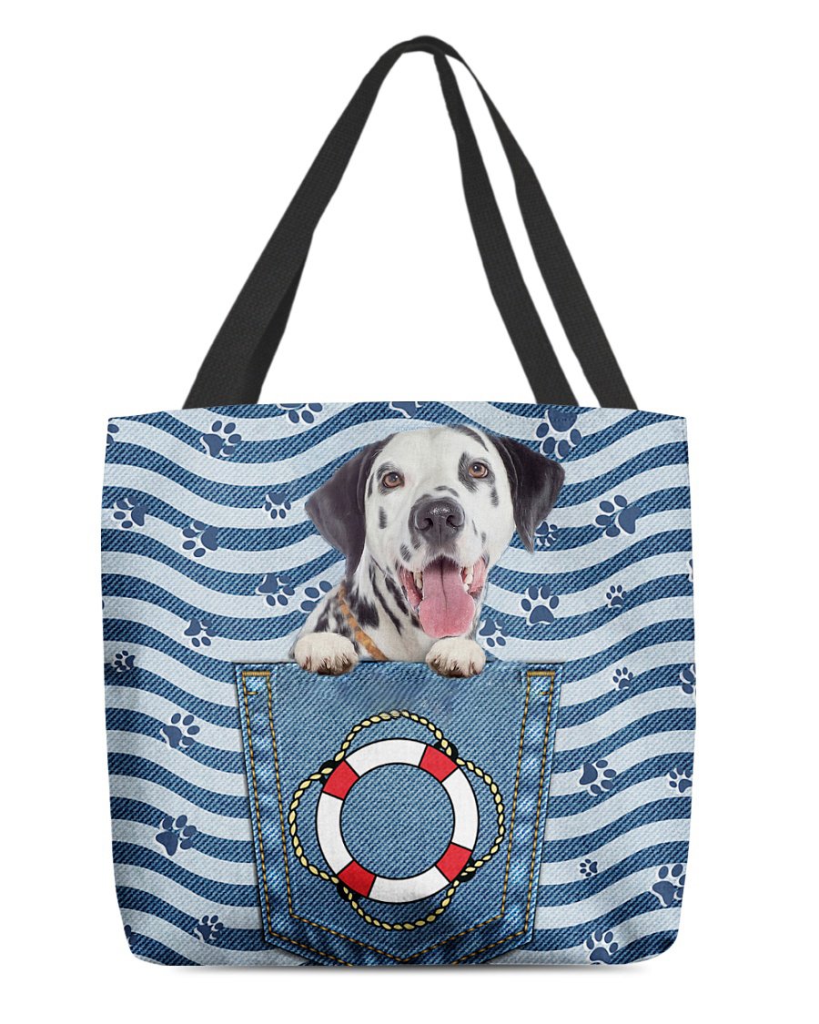 Dalmatian On Board-Cloth Tote Bag
