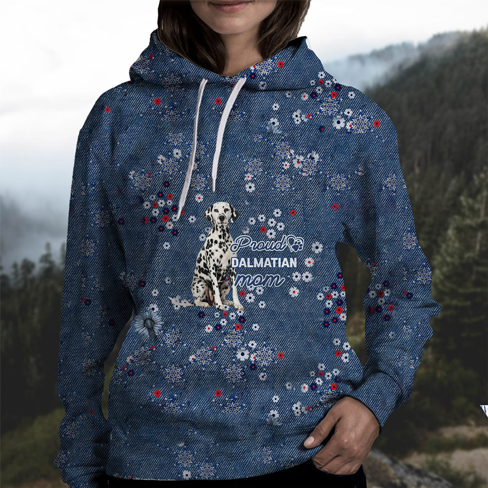 Dalmatian Pround Mom-Hoodie