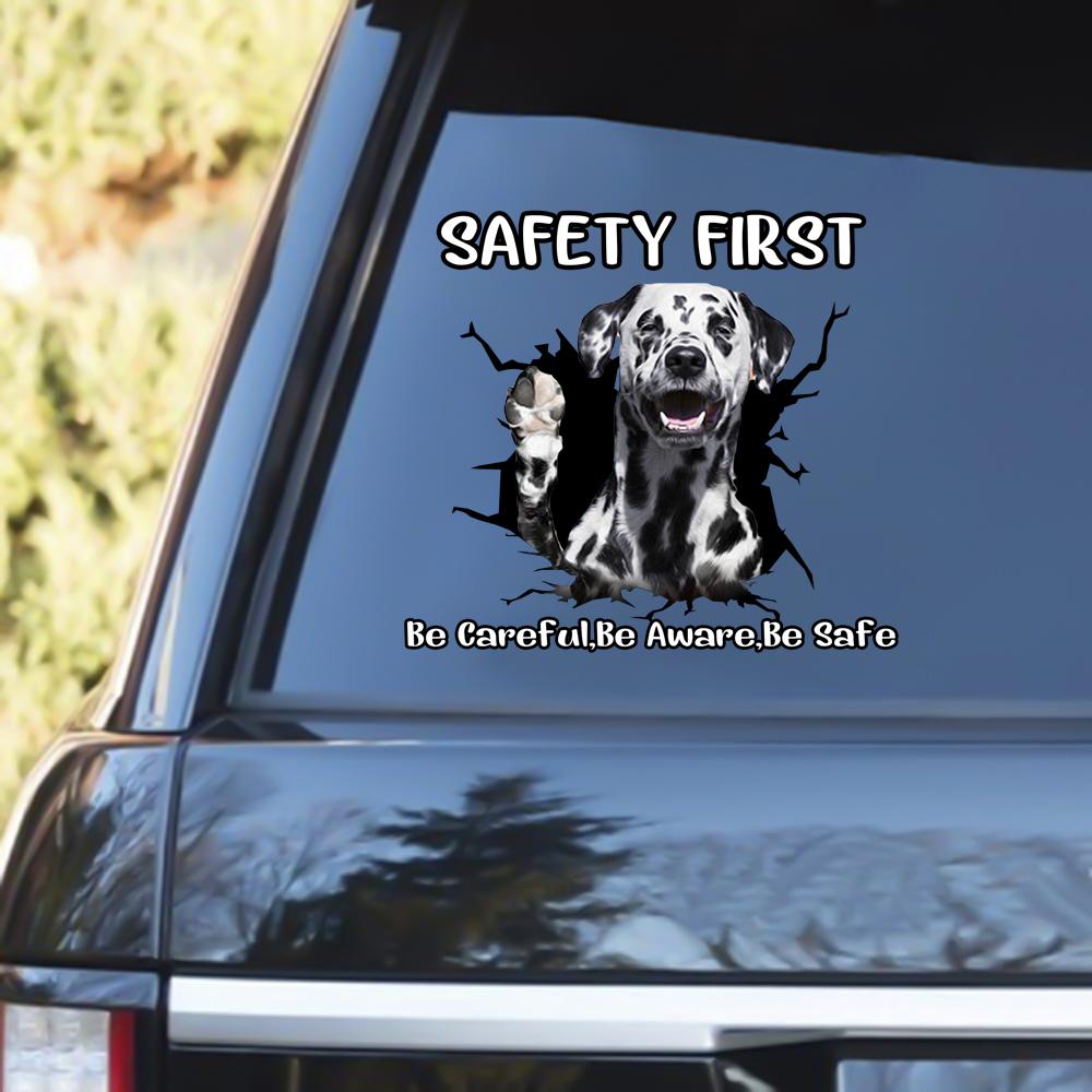 Dalmatian Safety First Decal