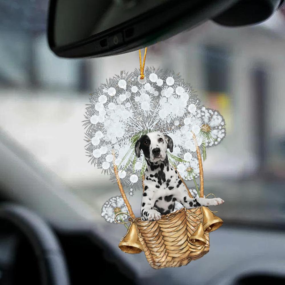 Dalmatian-Dandelion-Two Sided Ornament