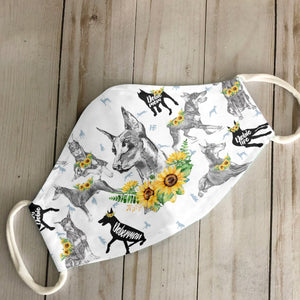 Doberman Sunflower EZ07 3006 Face Mask