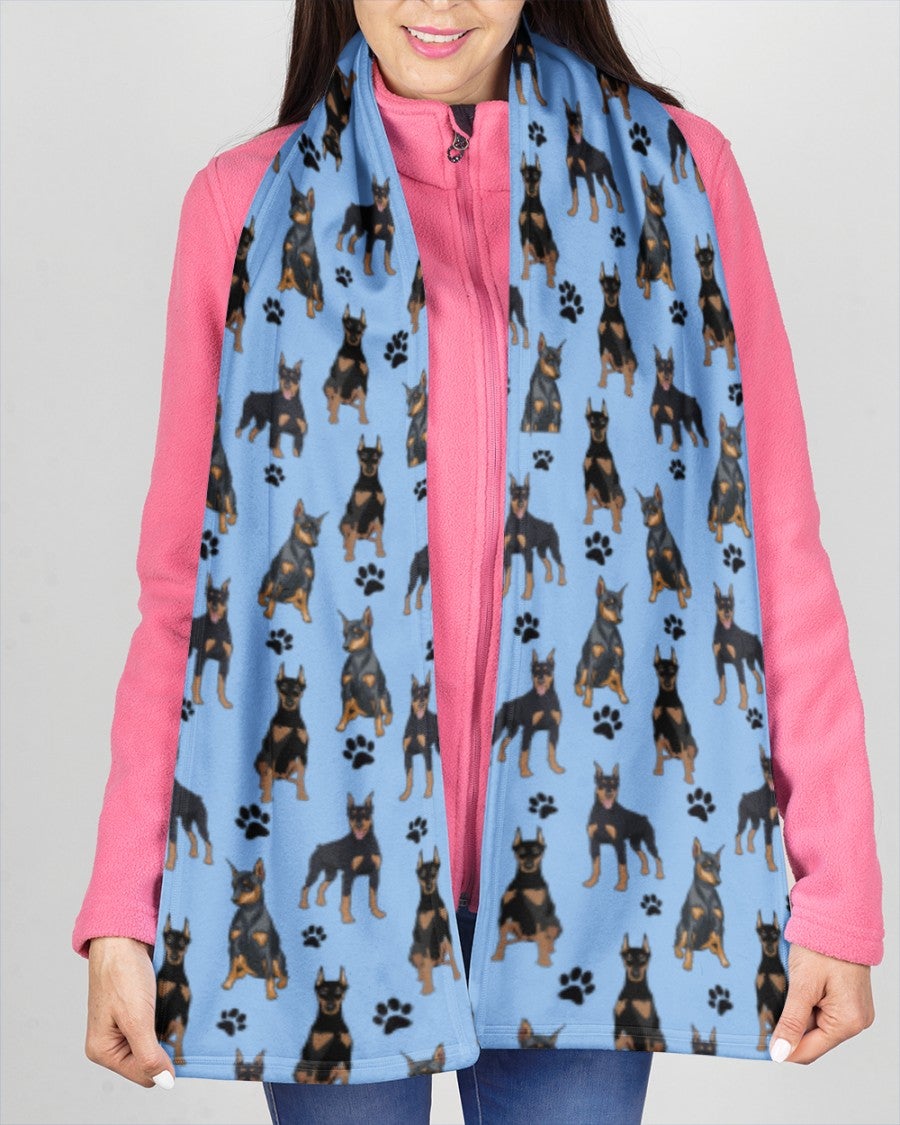 Doberman-Paw Dog Scarf