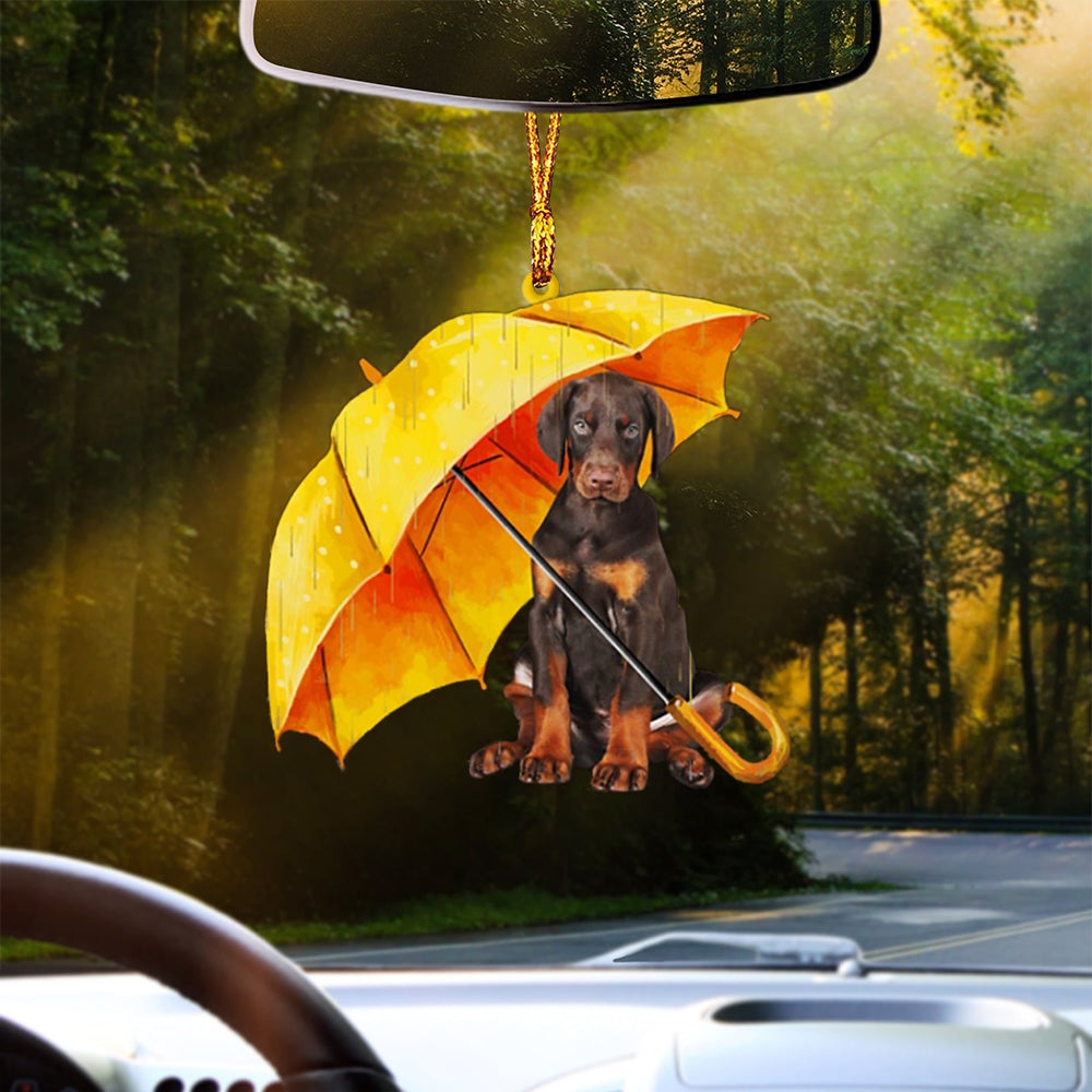 Dobermann-The Umbrella Two Sides Ornament