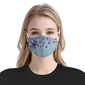 Dog Paw Dandelion 2 EZ07 1904 Face Mask