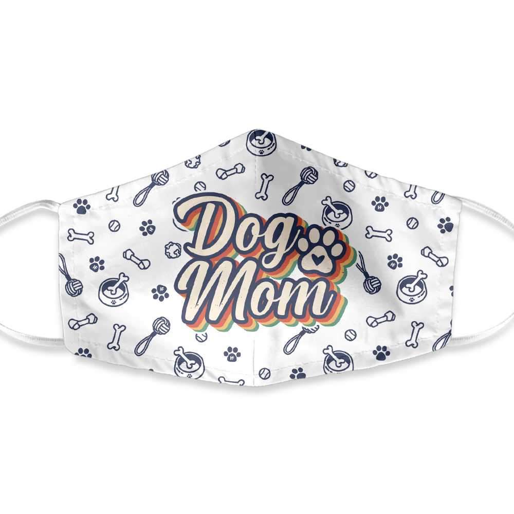 Dog Mom With Little Heart EZ35 1803 Face Mask