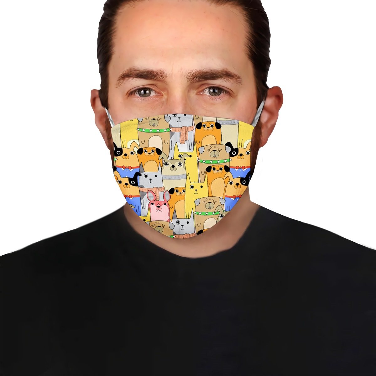 Premium Doodle Dog Version 02 EZ09 2404 Face Mask