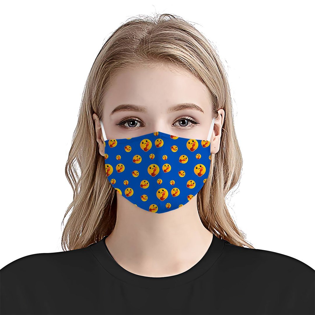 Emoticon Care Cock EZ05 0405 Face Mask