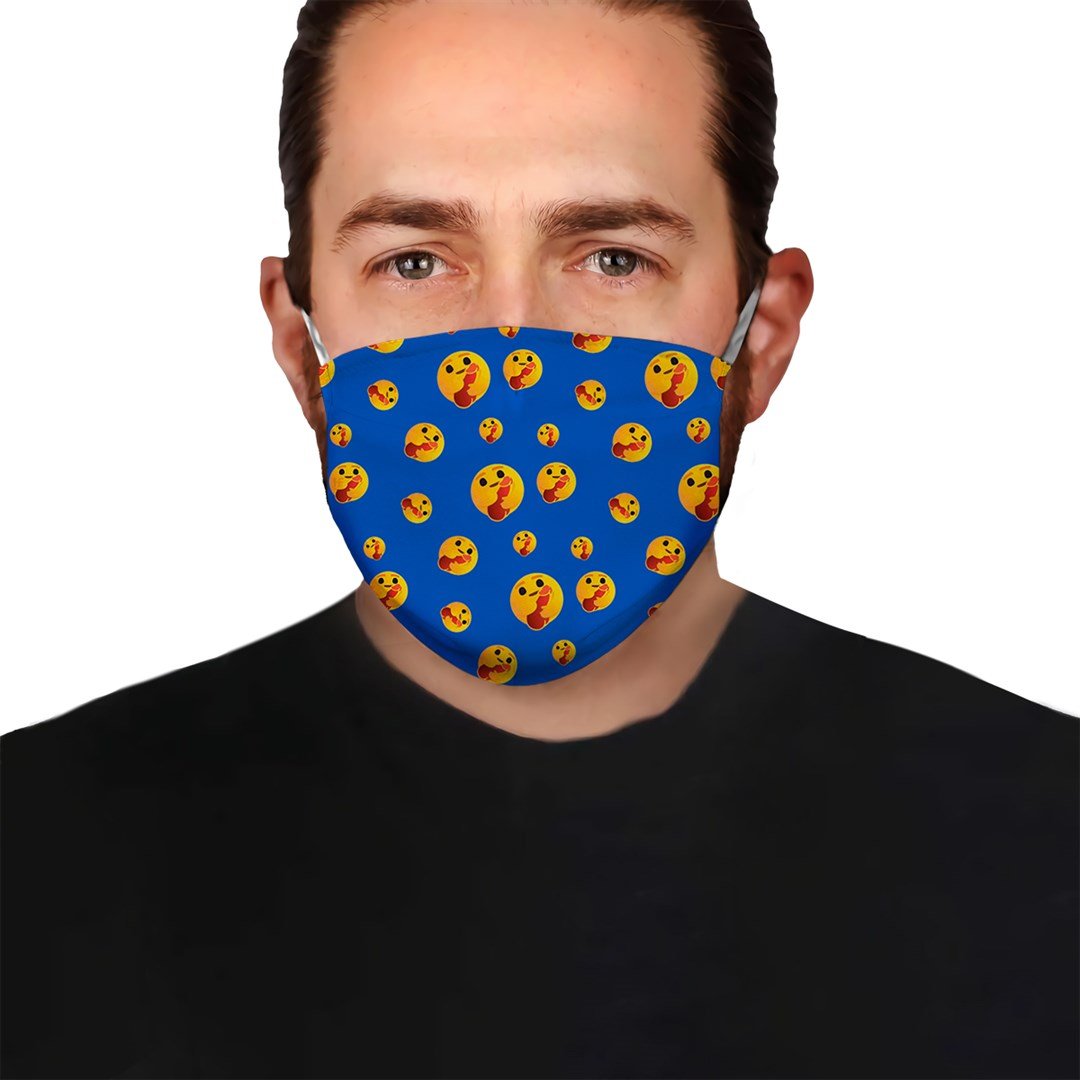 Emoticon Care Cock EZ05 0405 Face Mask