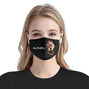 English Bulldog In Pocket EZ07 1907 Face Mask