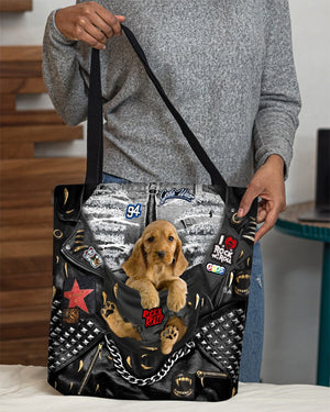 English Cocker Spaniel-Rock Dog-Cloth Tote Bag