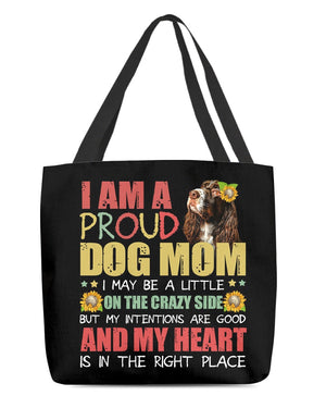 English Springer Spaniel-Right Place-Cloth Tote Bag