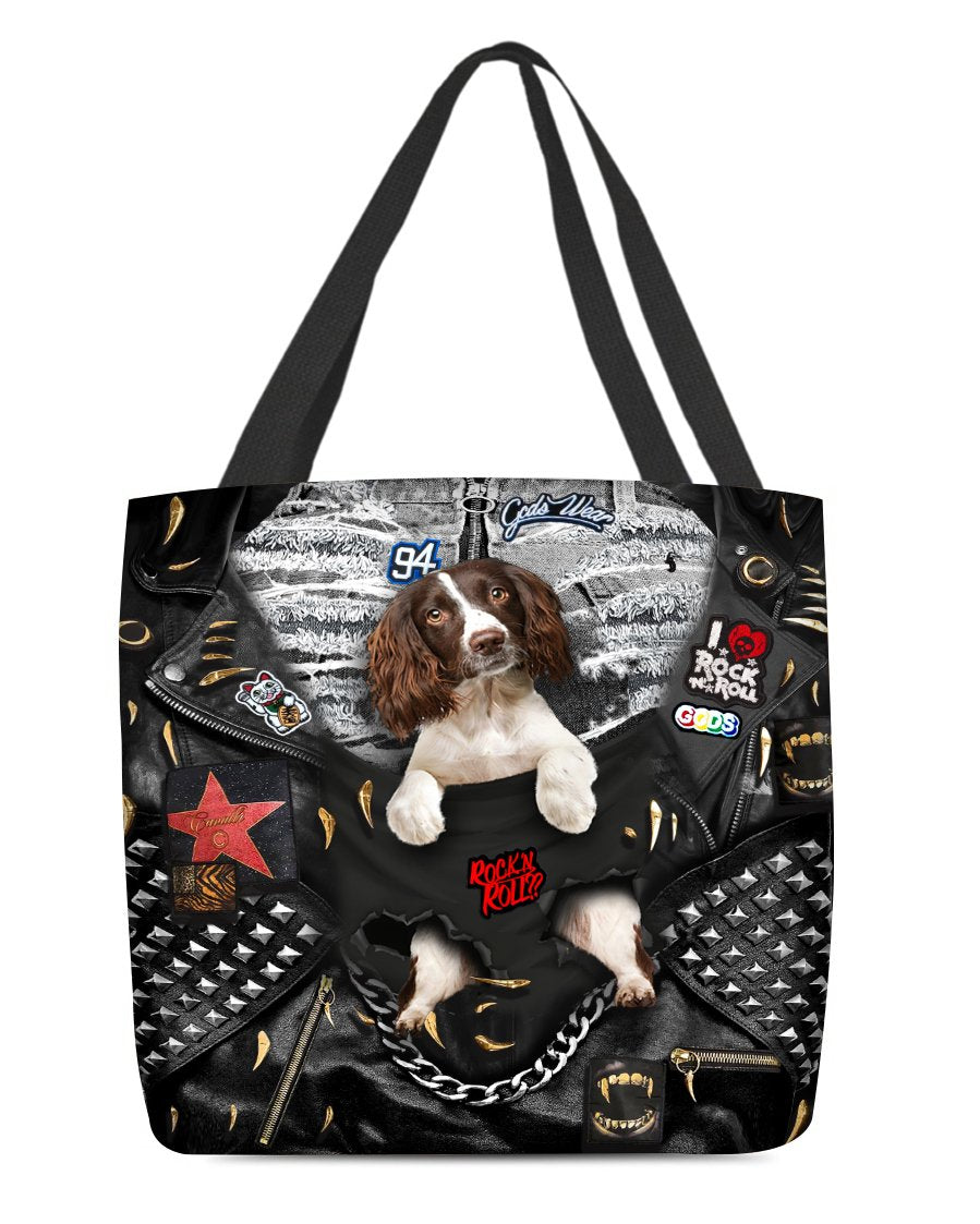 English Springer Spaniel-Rock Dog-Cloth Tote Bag