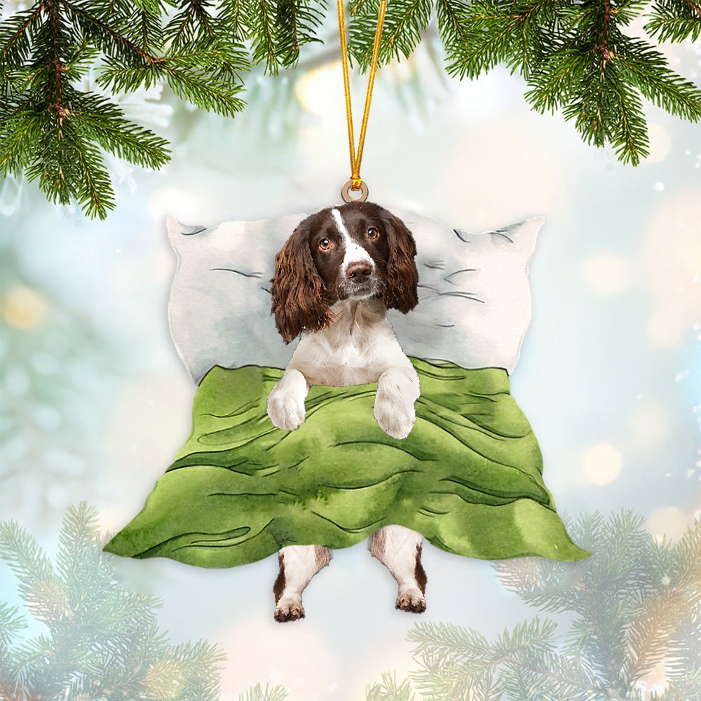 English Springer Spaniel-Sleep time Two Sides Ornament