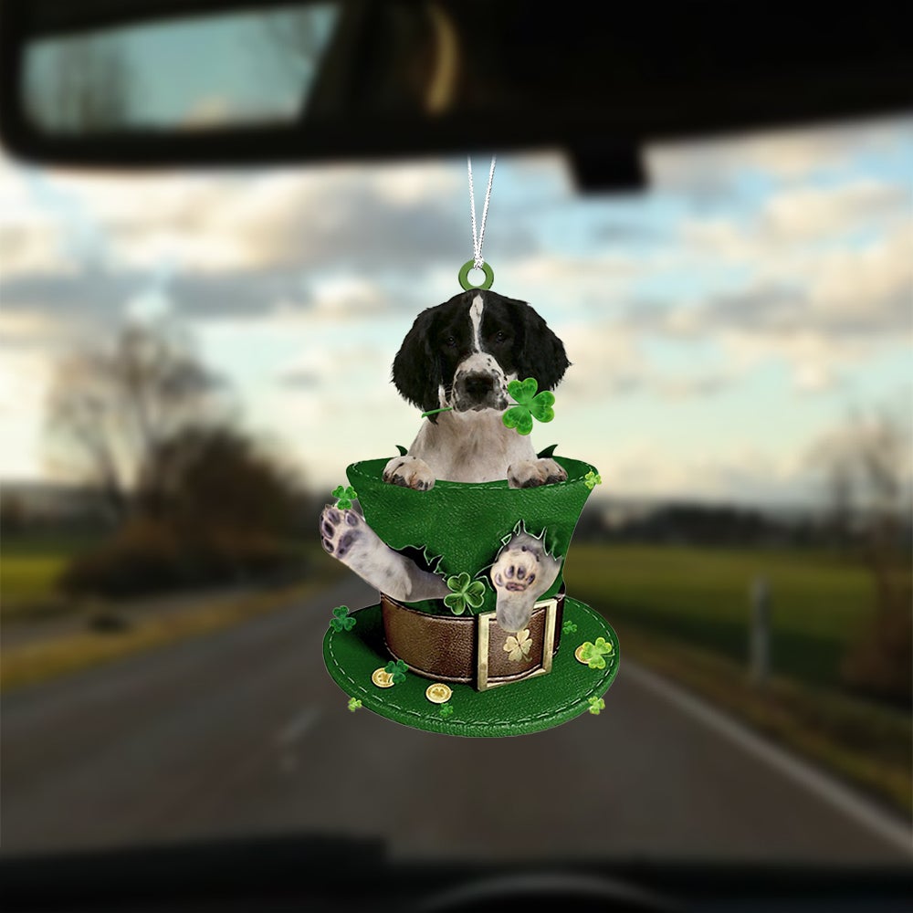 English Springer Spaniel 2-Patrick Hat-Two Sided Ornament